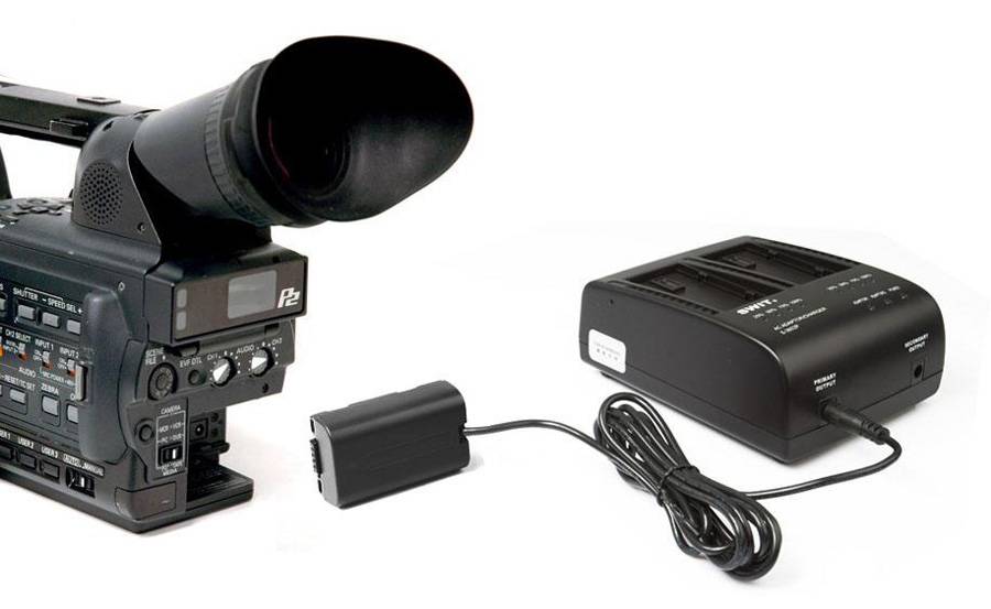 SWIT ELECTRONICS S-3602D - Dual-Ladegerät & Adapter für Panasonic VW-VBD58 | AG-VBR59 | CGA-D28 | CGA-D54 Akkus-3
