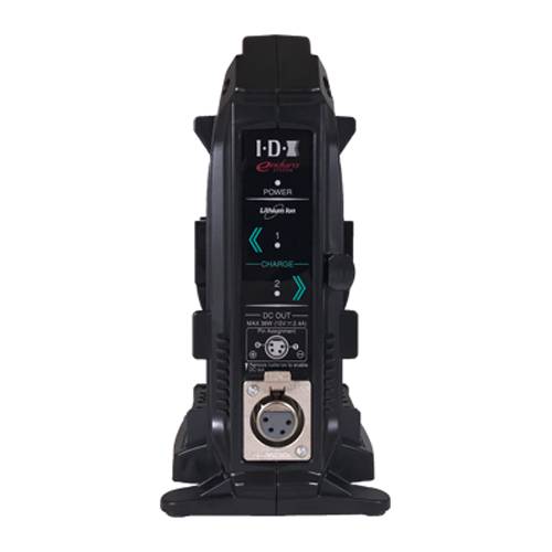 IDX VL-2X - Kompaktes 2-Kanal Ladegerät für V-Mount Akkus (4-pol XLR 36W | AC 100-240V | 50/60Hz | Ladestrom 2,7A) --1