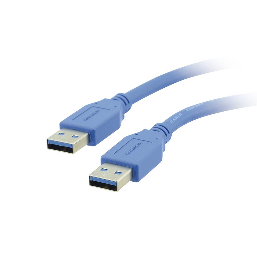 KRAMER C-USB3/AA-6 - SuperSpeed USB3.0-Anschlusskabel (USB-A male / USB-A male | 480 MBit/s) - 1,80m-1