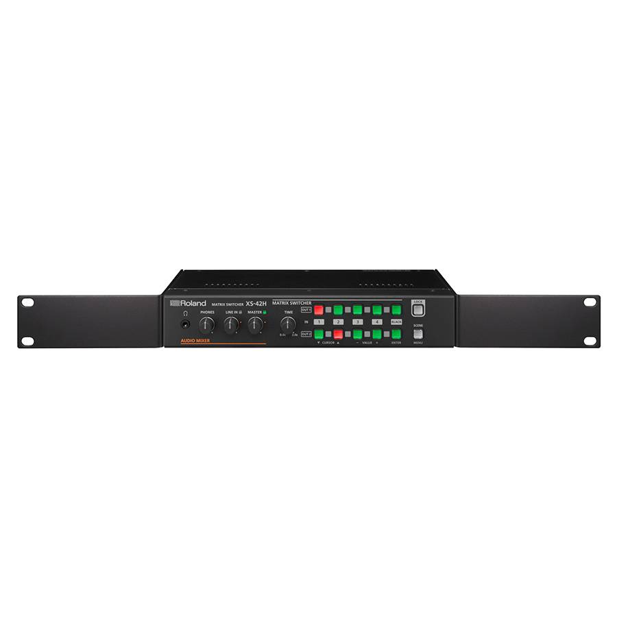 ROLAND XS-42H - Multi-Format HD Matrix Switcher (4x HDMI-In & 2x HDMI-Out | Audio-Mixer | RS-232 | LAN)-2