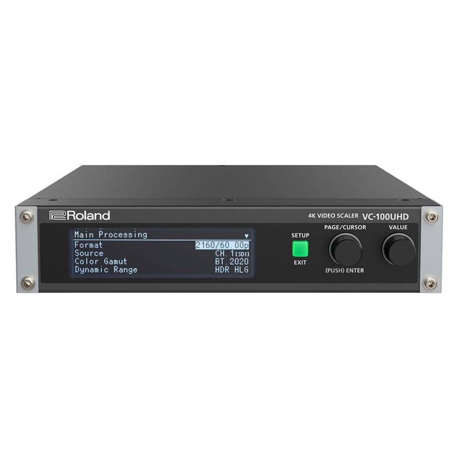 ROLAND VC-100UHD - 4K UHD HDR Video-Scaler (LCD-Display | Ultra Scaler | simultane Bildbearbeitung | USB3.0-Streaming |-1