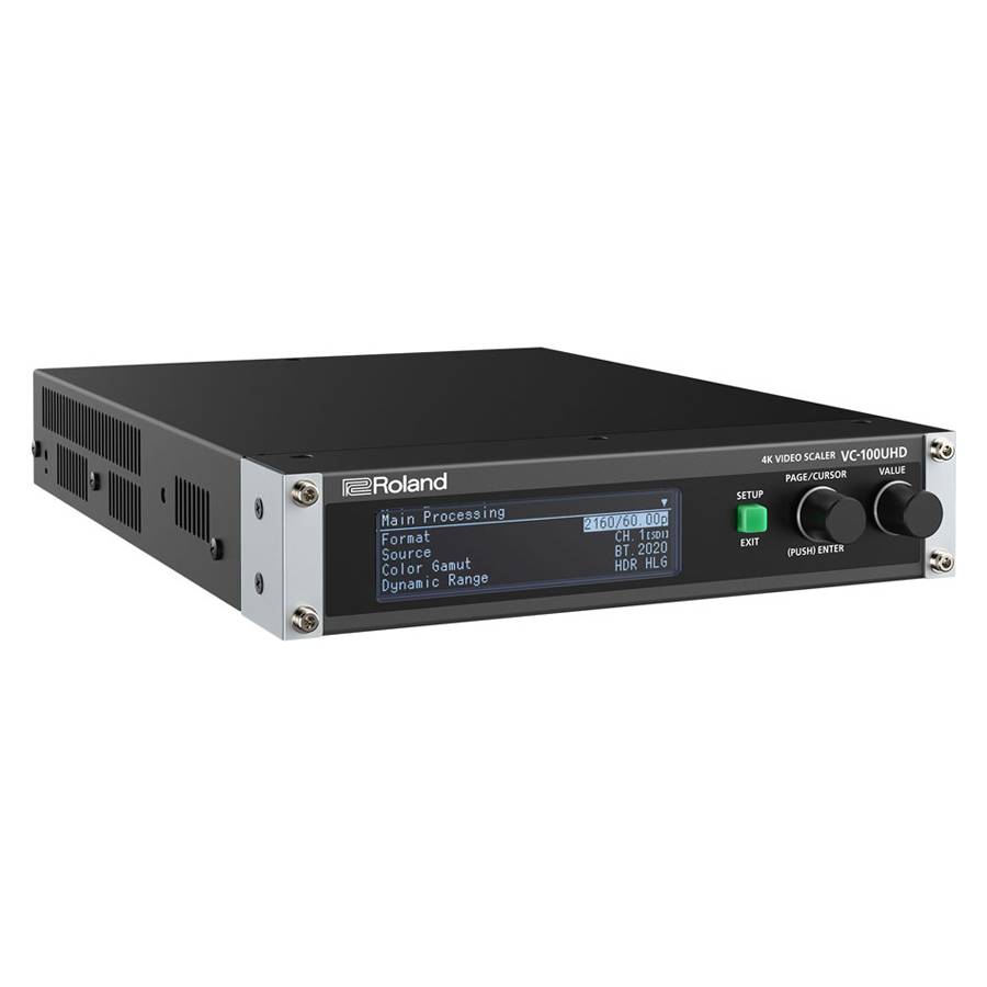 ROLAND VC-100UHD - 4K UHD HDR Video-Scaler (LCD-Display | Ultra Scaler | simultane Bildbearbeitung | USB3.0-Streaming |-2