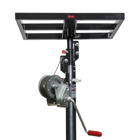 GUIL BC-06/H - Rechteckige Ladewanne mit Ø 35 mm Spigot (Maße: 450 x 450 mm | geeignet für die Teleskop-Lifte ELC-700 &-1