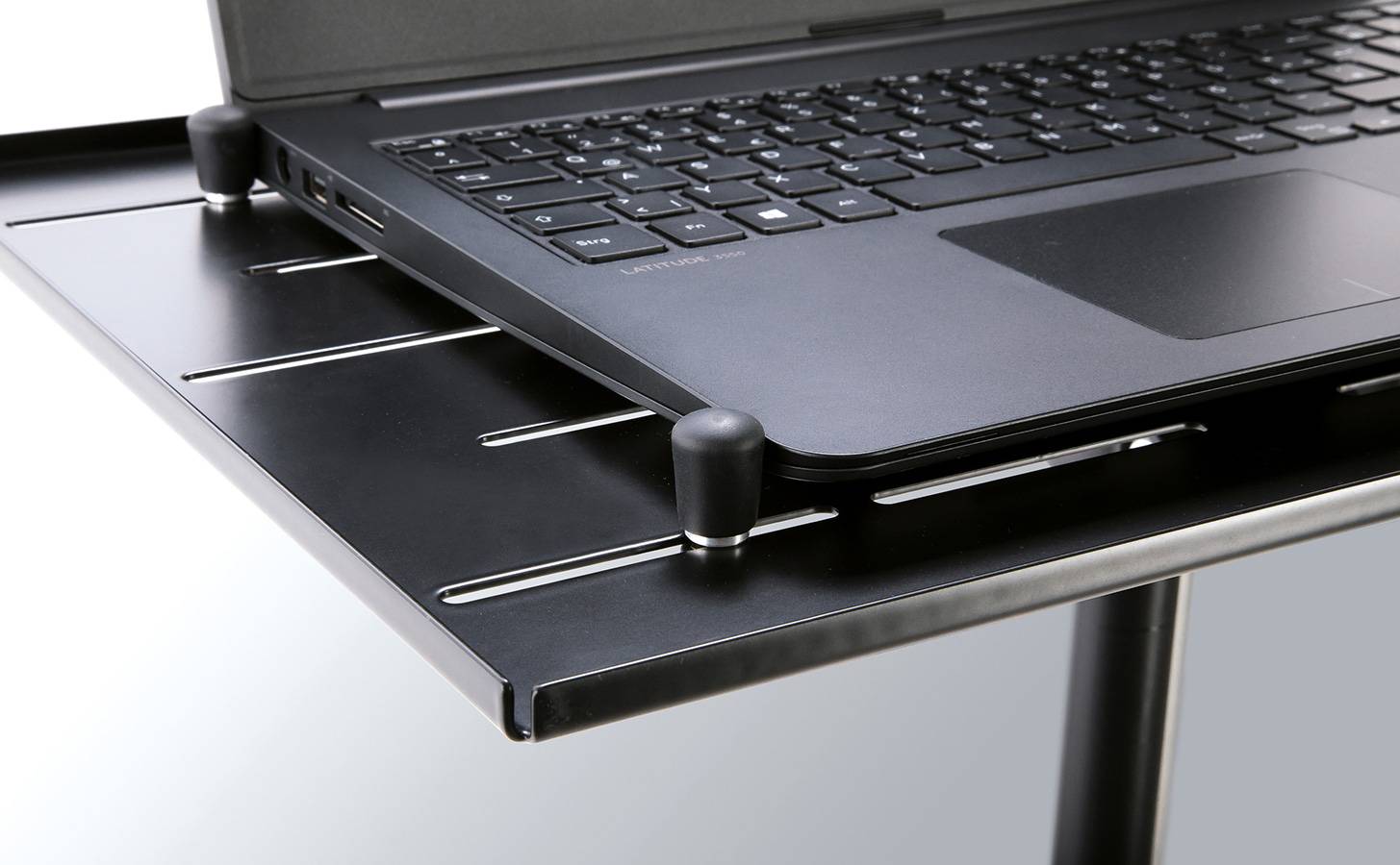 KOENIG & MEYER Laptop-Ständer mit verstellbaren Klemmbolzen (Auflage 479 x 312 mm | Aufstellmaß ø 750 mm |-2