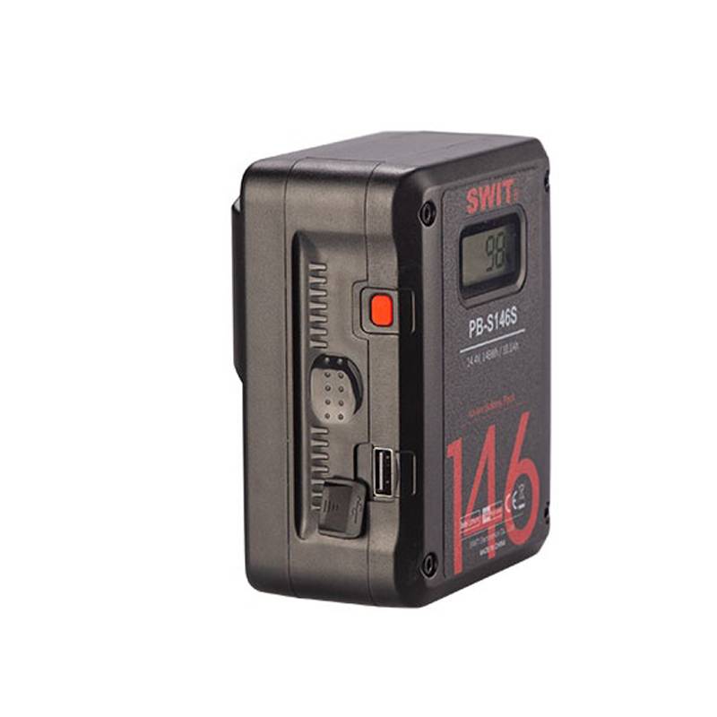 SWIT ELECTRONICS PB-S146S - V-Mount Multi Socket Li-Ionen Akku (14.4V | 146Wh | 10.100mAh | digitale Ladestandanzeige |-2