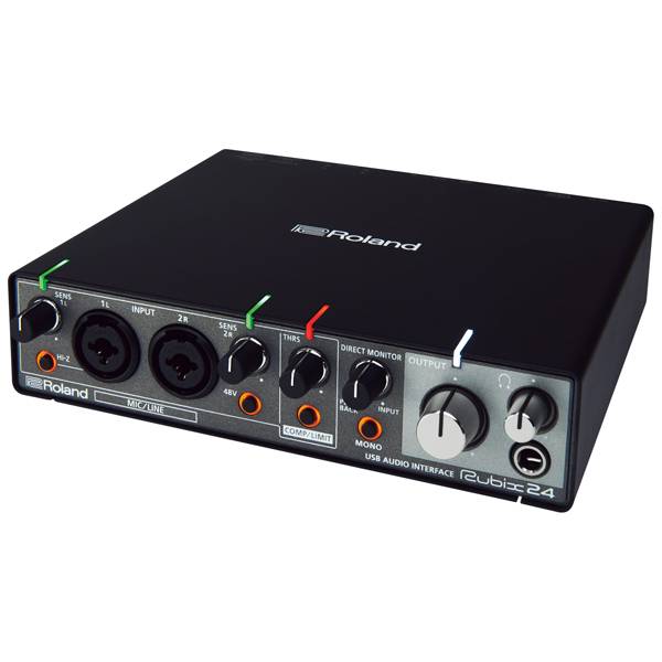 ROLAND RUBIX24 - USB Audio-Interface (XLR-Mikrofonvorverstärker | 2x Eingänge & 4x Ausgänge)-0