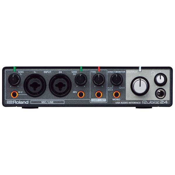 ROLAND RUBIX24 - USB Audio-Interface (XLR-Mikrofonvorverstärker | 2x Eingänge & 4x Ausgänge)-1
