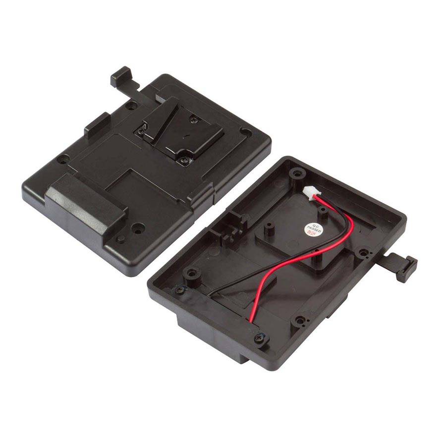 SWIT ELECTRONICS S-7004S - V-Mount Akkuplatte passend für SWIT S-1093 | S-1071H+ | S-11xx | S-12xx Monitore (2-pin-1