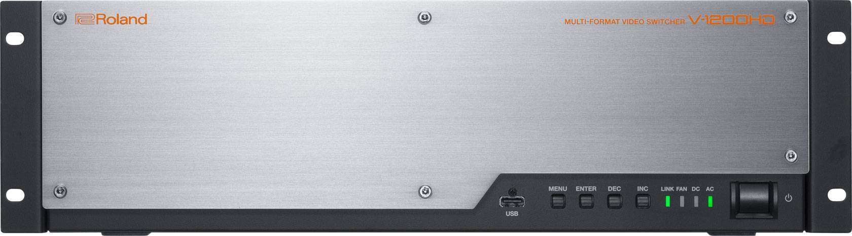 ROLAND V-1200HD - Multi-Format HD Video-Switcher (Hybrid-Engine | 10x SDI-In & 4x HDMI-In | 6x SDI-Out & 2x HDMI-Out |-4
