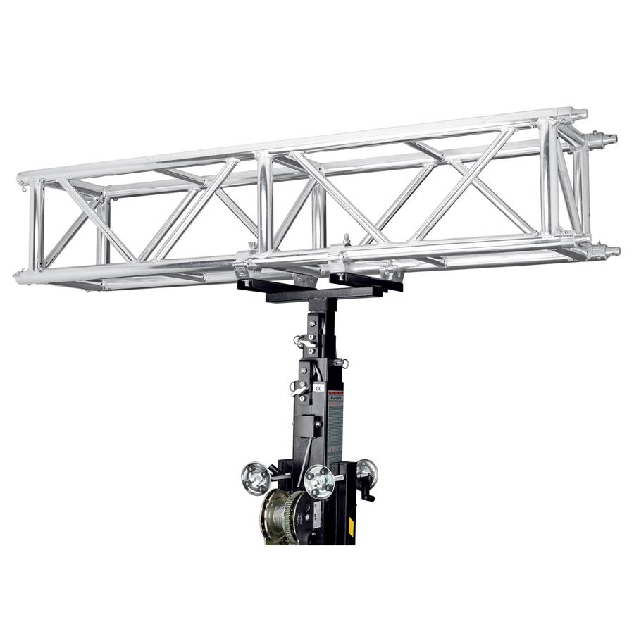 GUIL ADT-15 - Verstellbarer Truss Adapter mit 4 Aluminium Klemmen (geeignet für Traversen von 275 - 415 mm | Spigot Ø 55-1