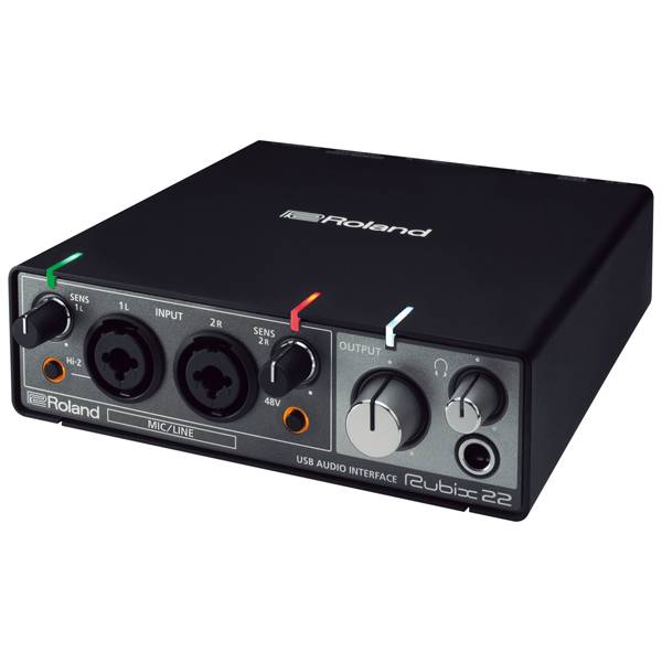 ROLAND RUBIX22 - USB Audio-Interface (XLR-Mikrofonvorverstärker | 2x Eingänge & 2x Ausgänge)