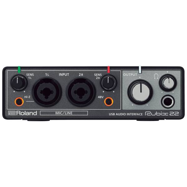ROLAND RUBIX22 - USB Audio-Interface (XLR-Mikrofonvorverstärker | 2x Eingänge & 2x Ausgänge)-1