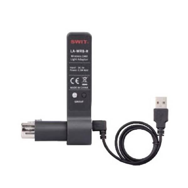 SWIT ELECTRONICS LA-WR8 RX - Wireless Pocket DMX-Controller Empfänger (2.4 GHz Funkfrequenz | 5-pol DMX512 XLR | bis zu