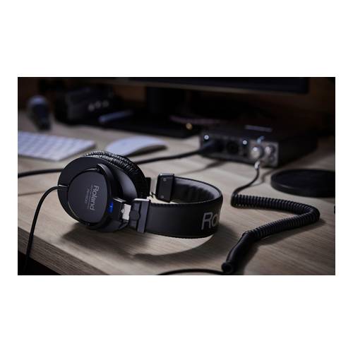 ROLAND RH-200 - Professioneller Stereo-Monitor-Kopfhörer (40,0mm Treiber | geschlossenes Design | drehbare Ohrmuscheln |-1