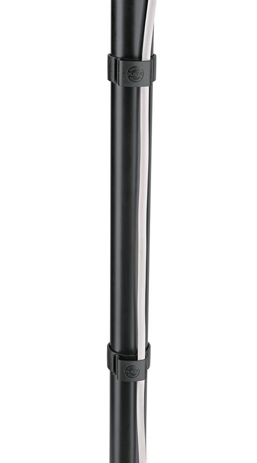 KOENIG & MEYER Kunststoff-Kabelklemmen für Boxen- und Leuchtenstative (für Rohr-Ø 35-42 mm | 2 Stück) - in schwarz-2