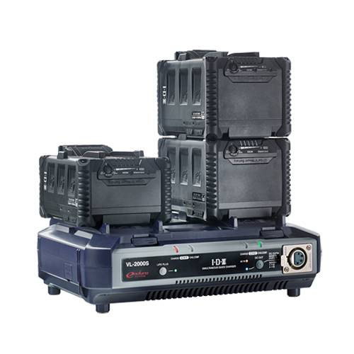 IDX VL-2000S - Kompaktes 2-Kanal Schnellladegerät für ENDURA V-Mount Akkus (4-pol XLR 100W | AC 100-240V | 50/60Hz |-2