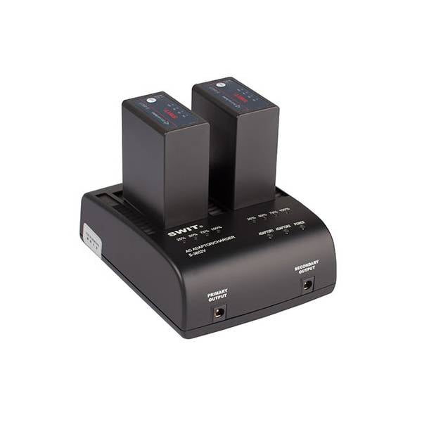SWIT ELECTRONICS S-3602V - Dual-Ladegerät & Adapter für SWIT S-8823 | JVC BN-VF823 Akkus (Ladestrom 2x2A |-3