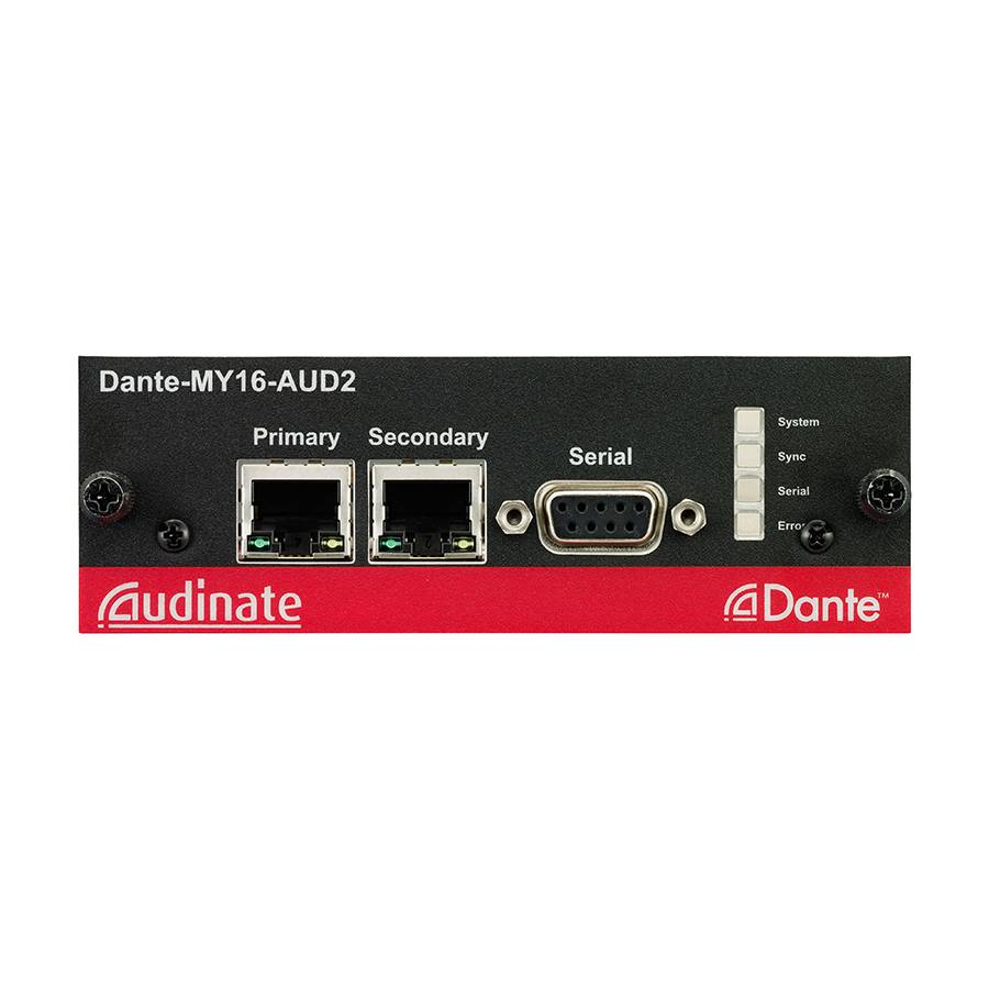 YAMAHA DANTE-MY16-AUD2 - Dante Interface Card (16 Channel Digital In/Out | 2x RJ-45 | 24 Bit)-1