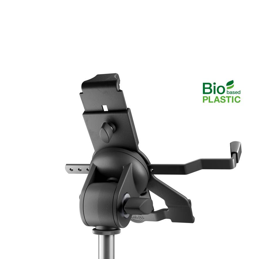 KOENIG & MEYER Tablet-PC-Stativ "Biobased" (Klemmbereich 158 - 280mm | Höhe 158 - 280mm | 360° drehbar) - in schwarz-4
