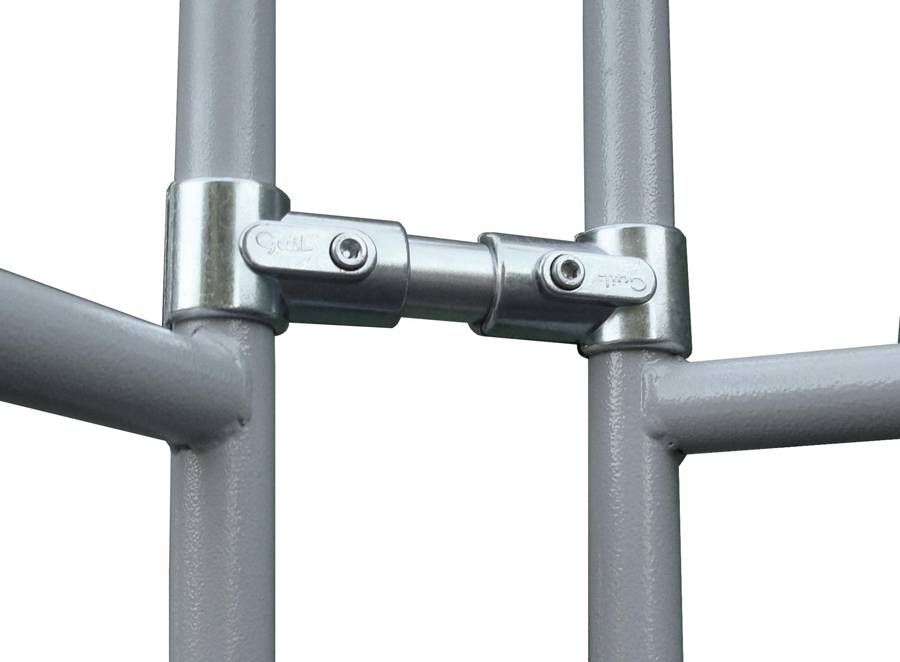 GUIL TMU-06 - Verstellbarer Steckverbinder zur Befestigung von zwei TMQ-Sicherheitsschienen (aus verstärktem Aluminium)-1