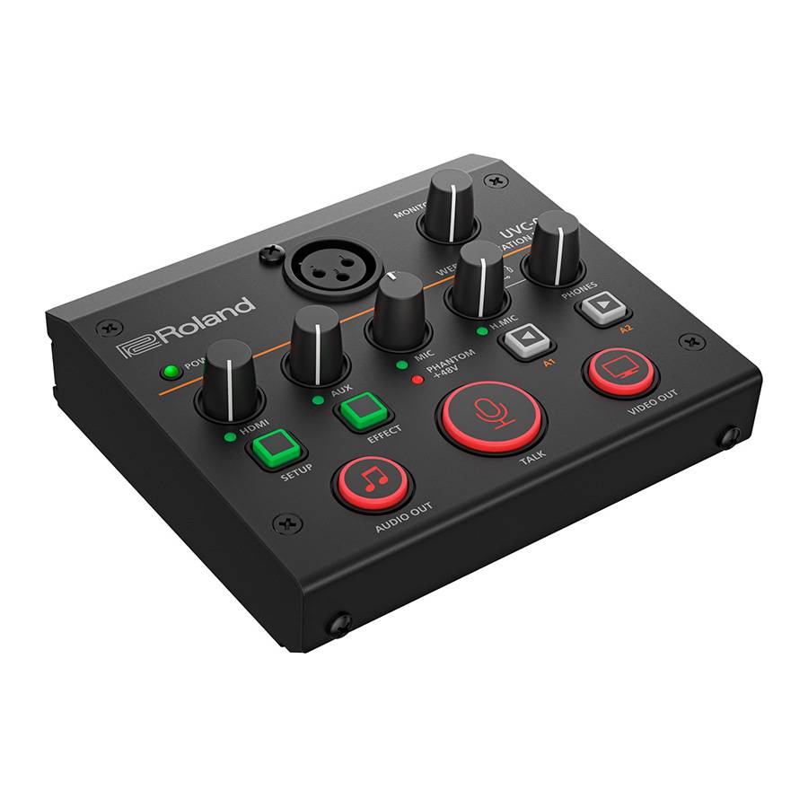 ROLAND UVC-02 - Web-Präsentations-Dock (1.080/60p | Embedded Audio | USB3.0-Streaming | XLR-Mikrofoneingang | AUX-In)-2