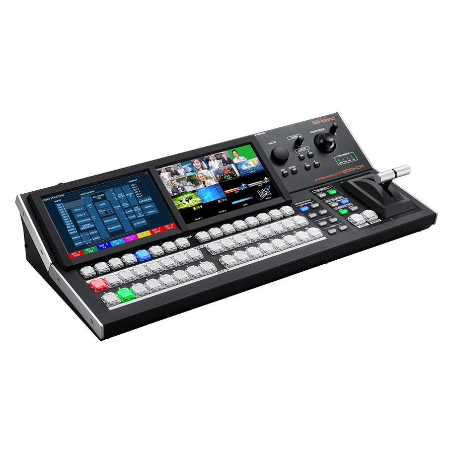 ROLAND V-1200HDR - Steuerungsoberfläche für V-1200HD Multi-Format Switcher (2x 7" LCD-Touchscreen | 16 Umschaltpunkte)-2