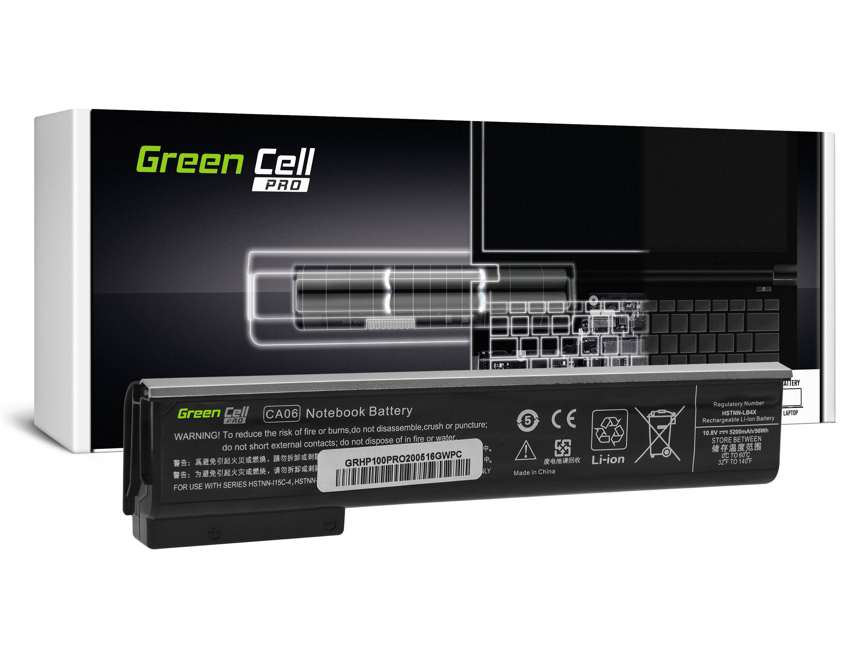 Green Cell PRO Laptop Battery for HP ProBook 640 - 655 G1 - 11.4V - 5800mAh-0