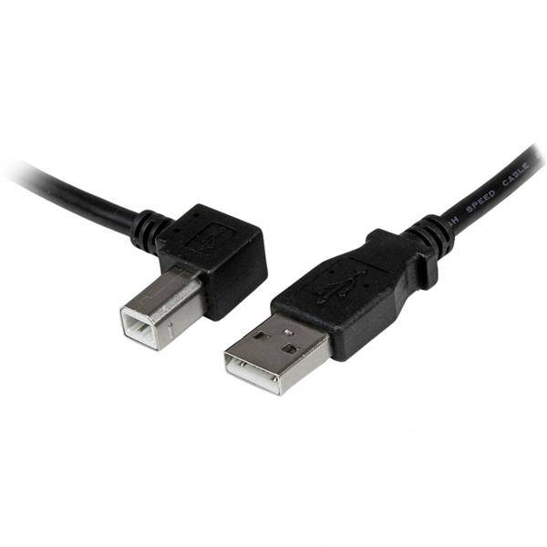 StarTech.com 2m USB 2.0 A auf B Kabel links gewinkelt - St/St - USB Druckerkabel - USB-Kabel - USB Typ B (M)-4