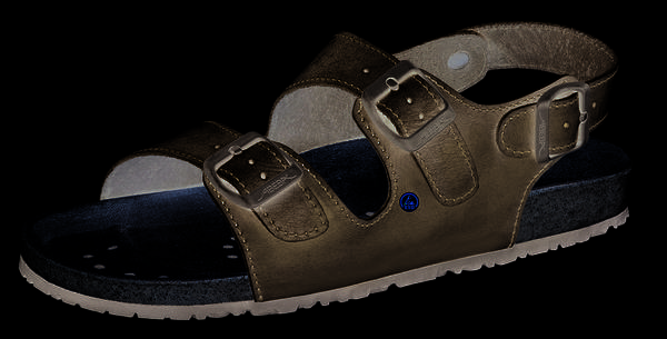 ABEBA Sandale blau ESD - 44