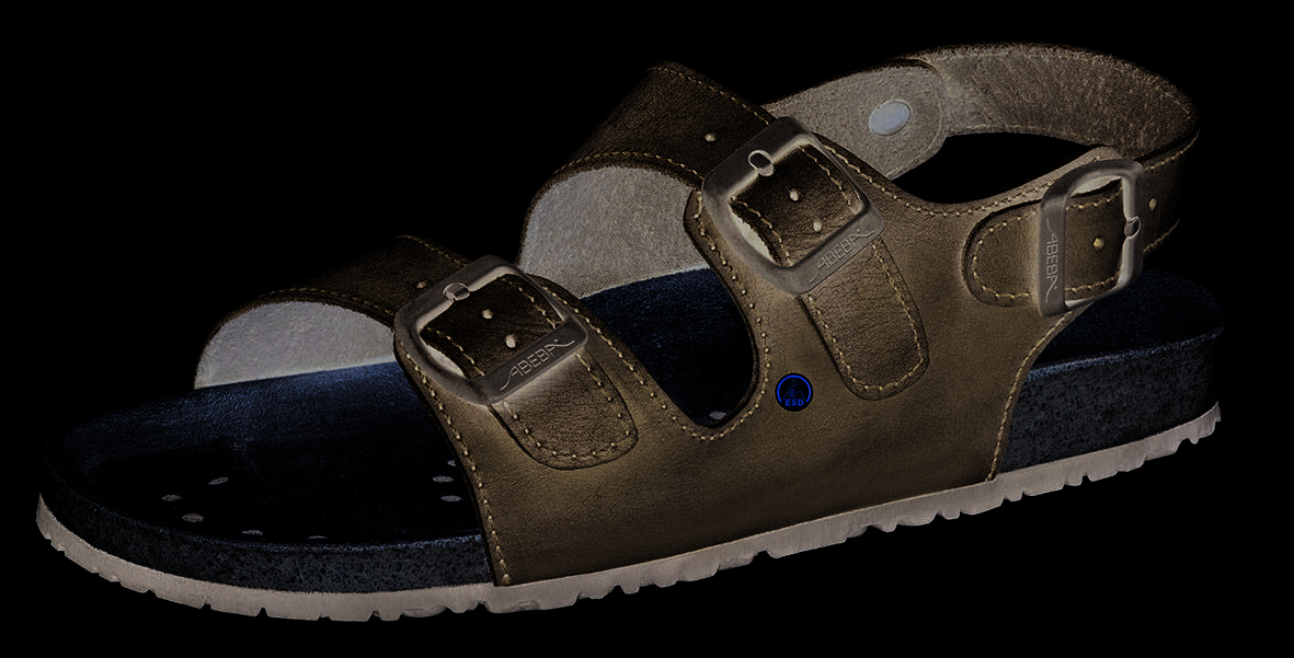 ABEBA Sandale blau ESD - 44-0