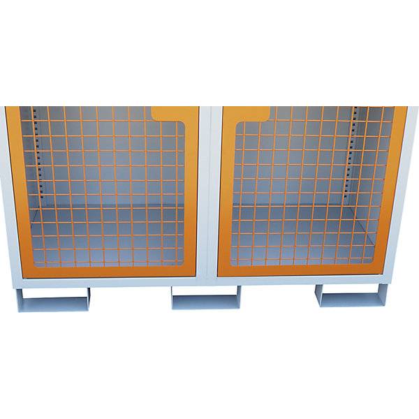 Gasflaschenschrank 2-türig HxBxT 1550 x 1360 x 680 mm. TAKKT Industrial & Packaging GmbH 69153149-4