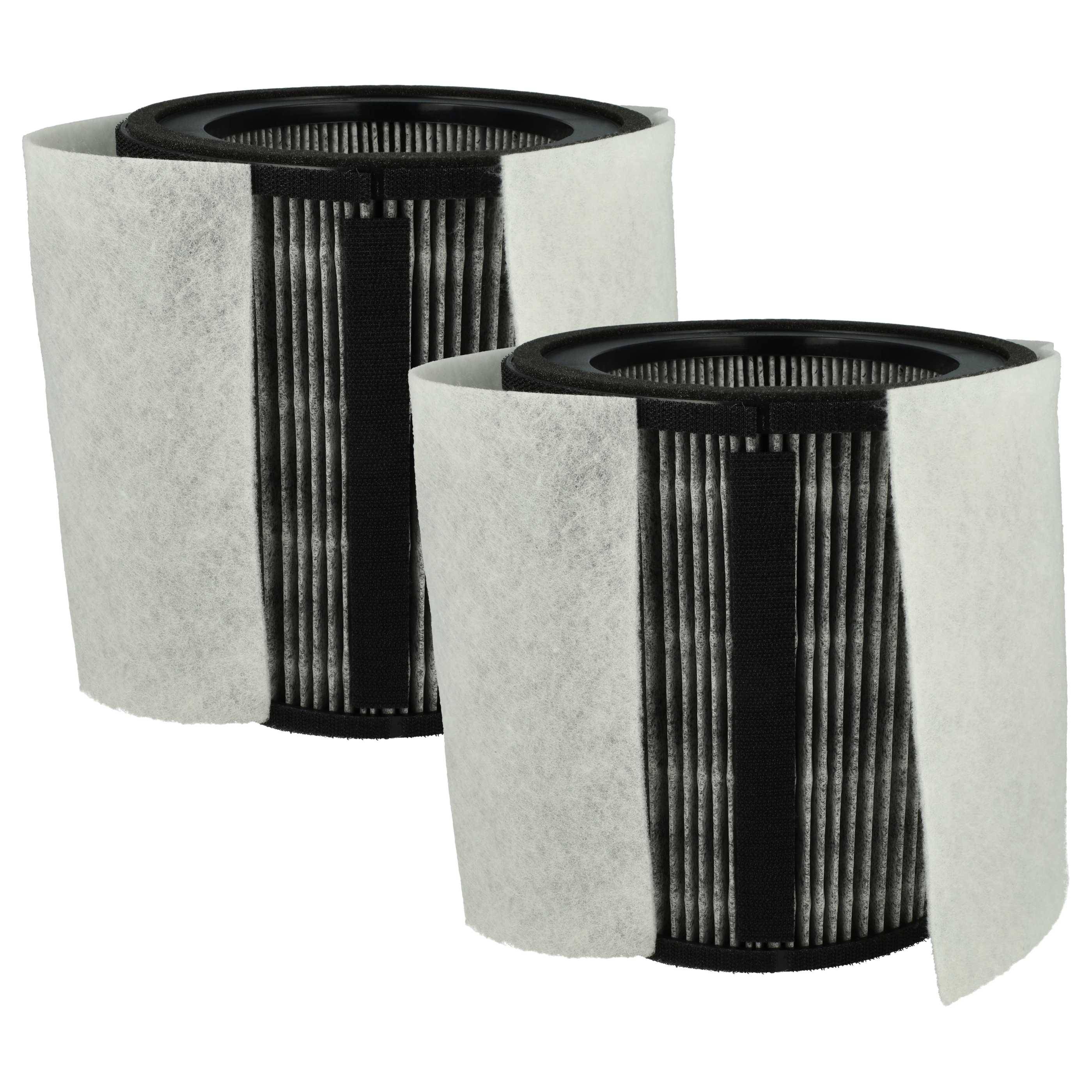 vhbw 2x HEPA Filter H12 kompatibel mit Leitz TruSens Z-3000 | Z-3500 Luftreiniger - Ersatz-Filter-0