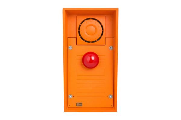 2N IP Safety - red emergency button & 10W speaker, Netzwerk Türstation, eine rote Notfalltaste, 10W Lautsprecher