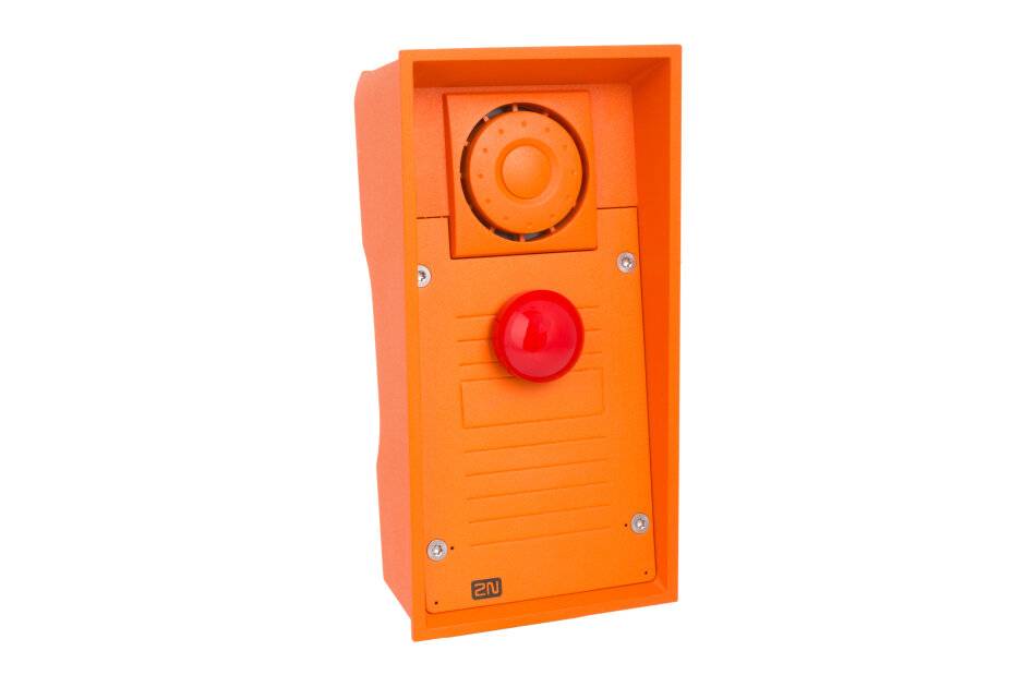 2N IP Safety - red emergency button & 10W speaker, Netzwerk Türstation, eine rote Notfalltaste, 10W Lautsprecher-2