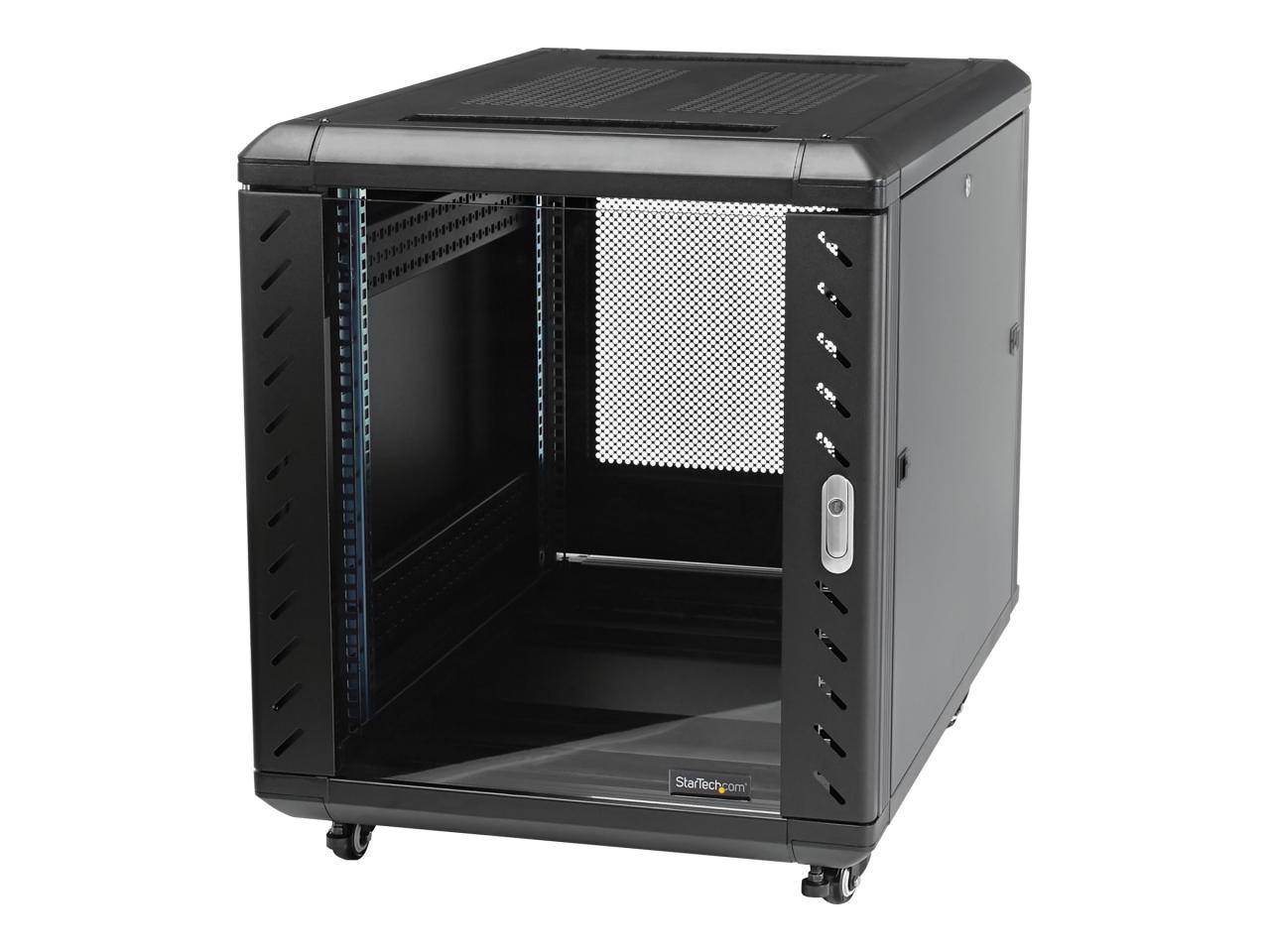 STARTECH.COM 12HE Office Serverschrank 91cm Tief - Server Rack Gehäuse bis max. 800 Kg belastbar-0