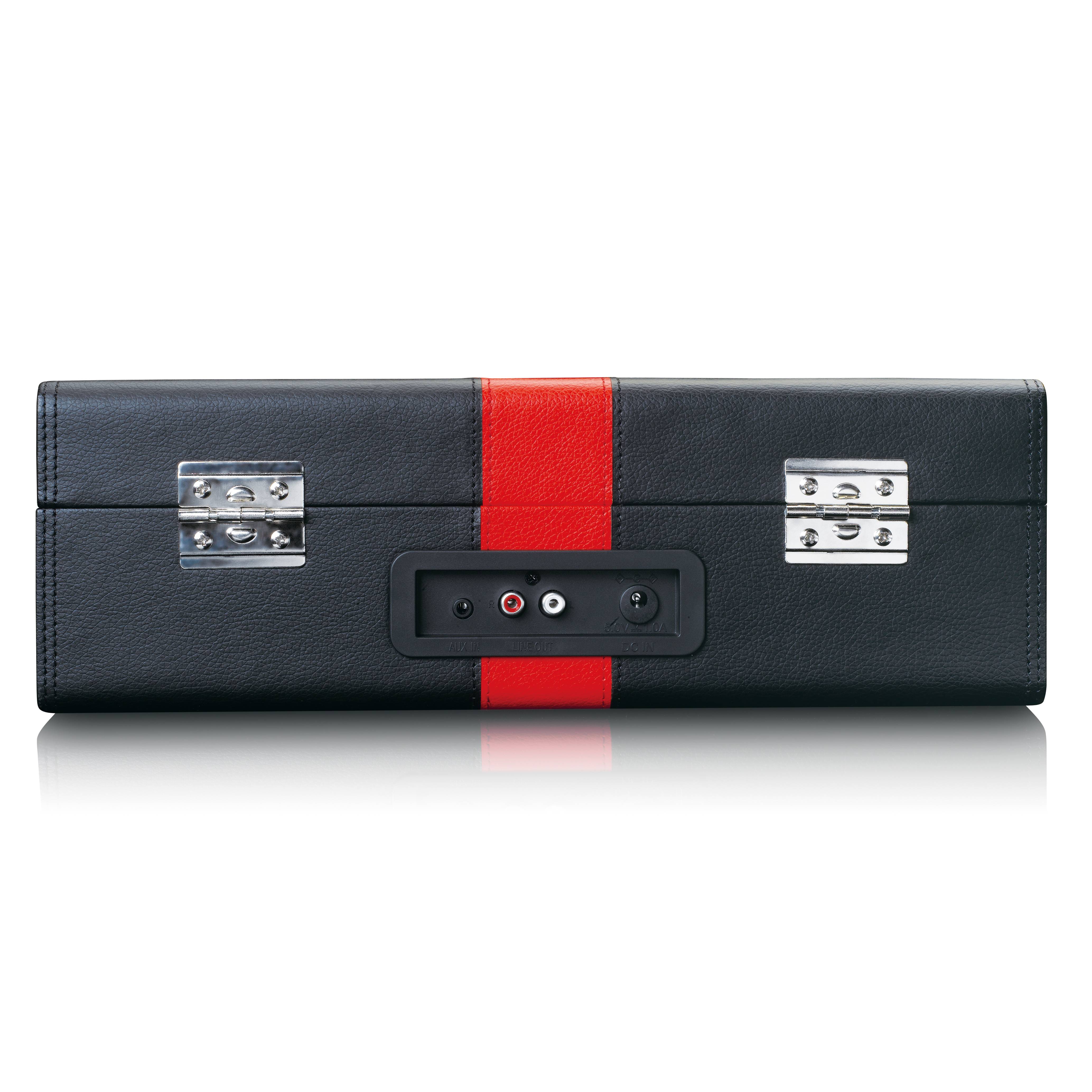 Lenco Classic Phono TT-110 - Plattenspieler - 2 x 2 Watt - Schwarz, Rot-3