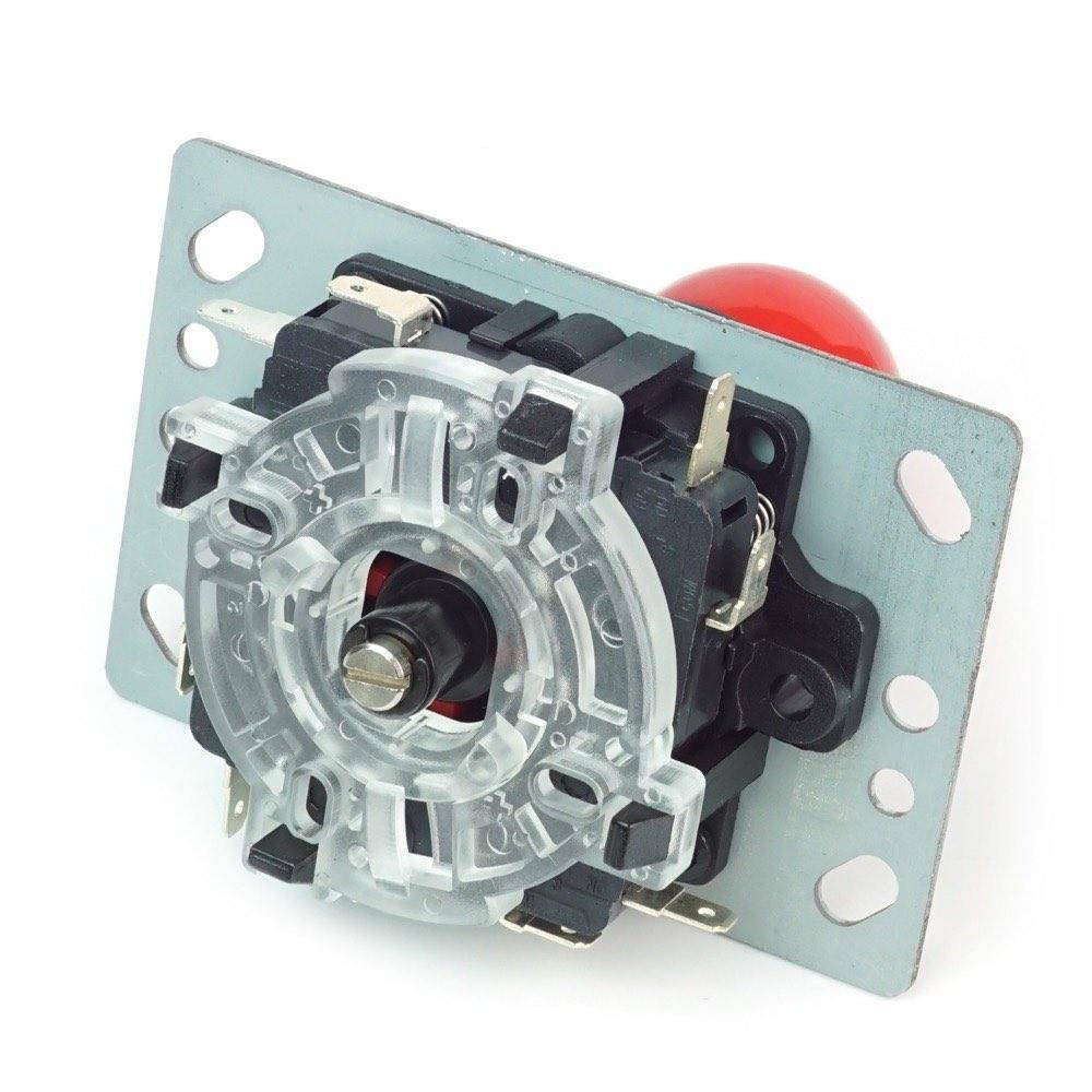 Arcade Joystick, 8 Wege, 65,3mm Höhe, rot-1