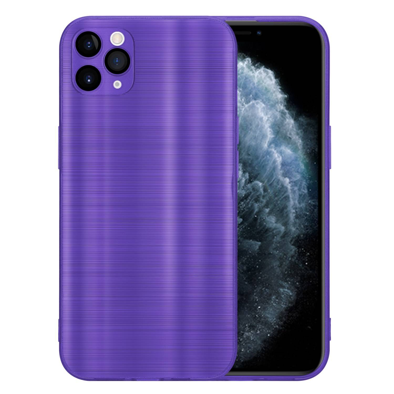 Cadorabo Hülle für Apple iPhone 11 PRO MAX Schutz Hülle in Lila Handyhülle TPU Silikon Etui Case-2