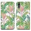 Cadorabo Schutzhülle für Huawei P20 Hülle Design Grün Handyhülle Schutzhülle Etui Magnetisch Case Cover