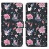 Cadorabo Schutzhülle für Apple iPhone XR Hülle Design Schwarz Handyhülle Schutzhülle Etui Magnetisch Case Cover
