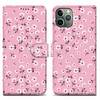 Cadorabo Schutzhülle für Apple iPhone 11 PRO Hülle Design Rosa Handyhülle Schutzhülle Etui Magnetisch Case Cover