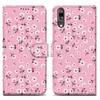Cadorabo Schutzhülle für Huawei P20 Hülle Design Rosa Handyhülle Schutzhülle Etui Magnetisch Case Cover