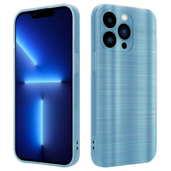 Cadorabo Hülle für Apple iPhone 13 PRO Schutz Hülle in Türkis Handyhülle TPU Silikon Etui Case