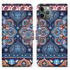 Cadorabo Schutzhülle für Apple iPhone 11 PRO Hülle Design Blau Handyhülle Schutzhülle Etui Magnetisch Case Cover