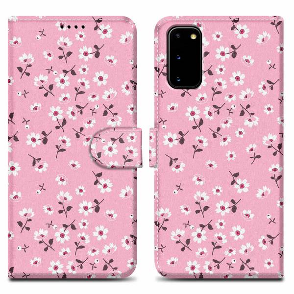 Cadorabo Schutzhülle für Samsung Galaxy S20 Hülle Design Rosa Handyhülle Schutzhülle Etui Magnetisch Case Cover
