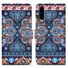 Cadorabo Schutzhülle für Huawei P30 Hülle Design Blau Handyhülle Schutzhülle Etui Magnetisch Case Cover