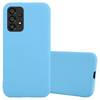 Cadorabo Hülle für Samsung Galaxy A53 5G Schutzhülle in Blau Handyhülle TPU Silikon Etui Case Cover