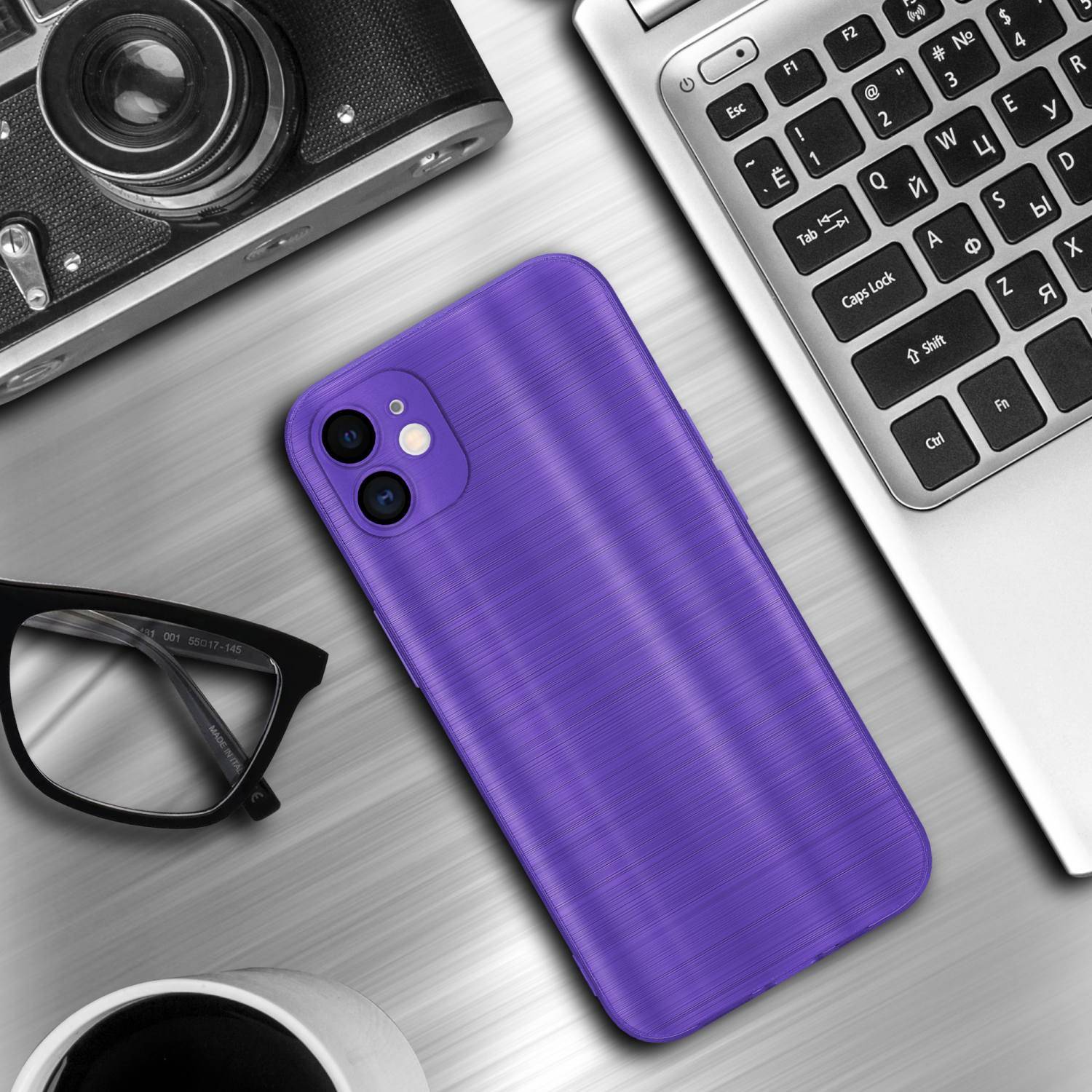 Cadorabo Hülle für Apple iPhone 11 Schutz Hülle in Lila Handyhülle TPU Silikon Etui Case-4
