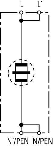 DEHN Blitzstromableiter DEHNbloc 1-p. 255V H DB 1 255 H-2