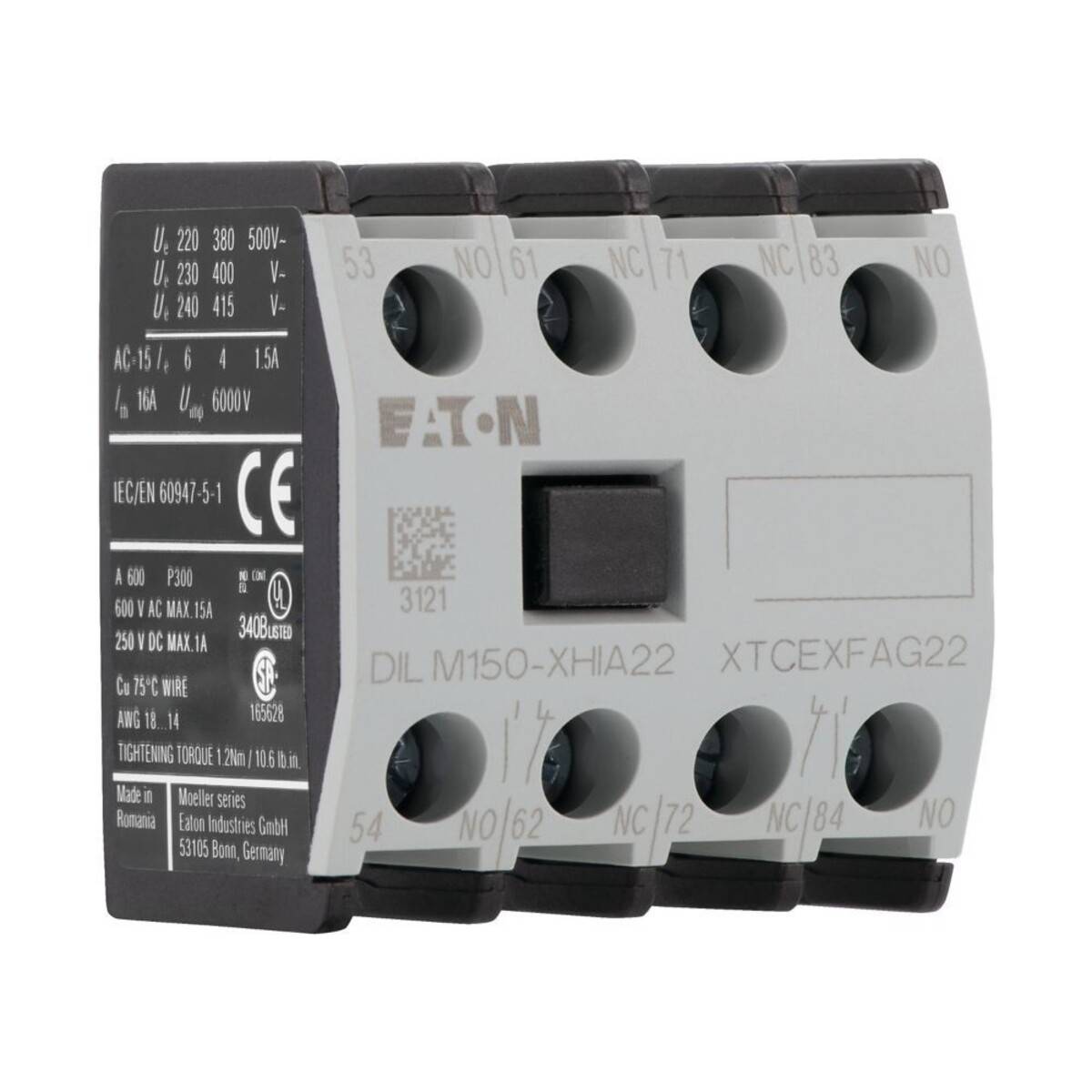 Eaton Hilfsschalterbaustein DILM150-XHIA22-2